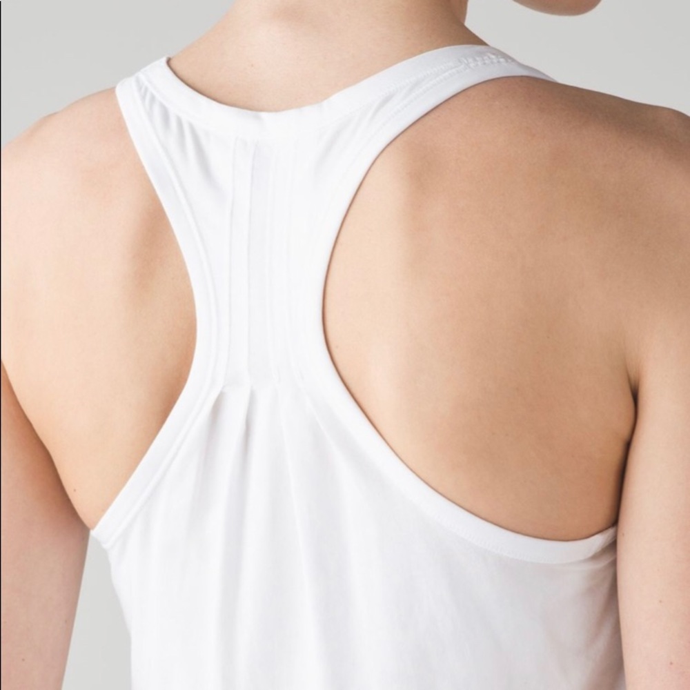 Yogi Everyday Tank from Lululemon, White, size 6